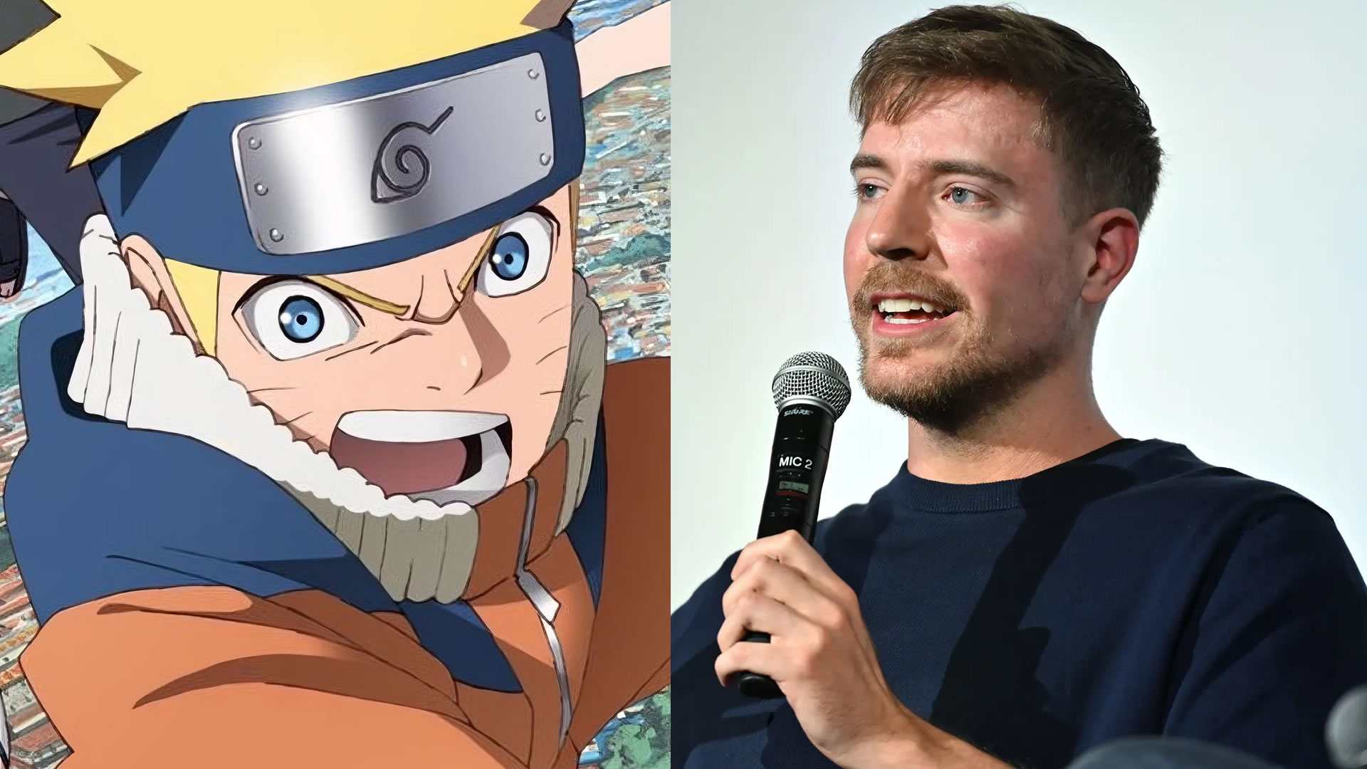 MrBeast ofrece su fortuna para crear un remake de Naruto sin relleno
